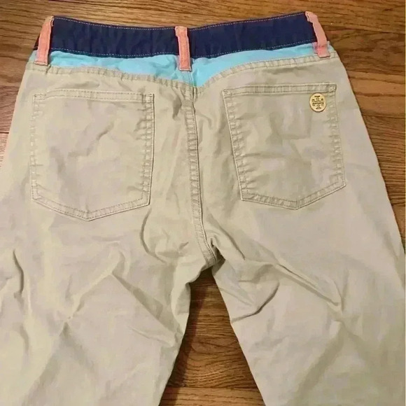 Tory Burch color block skinny pants women size 28 - Picture 8 of 11